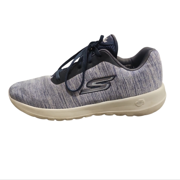 Skechers Shoes - Skechers Go Walk Blue and White Sneakers Size 9 Great Condition